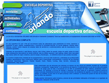 Tablet Screenshot of escueladeportivaorlando.com